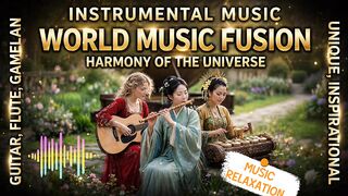 Instrumen Guitar, Flute & Gamelan world music fusion,