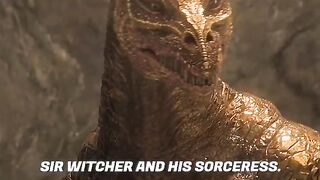 Geralt is the Witcher who saves dragons