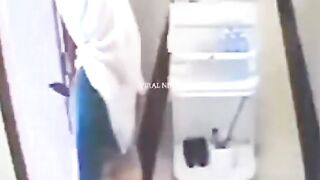 doing push-ups in the room