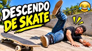 DESCENDO DE SKATE _ GOING DOWNHILL ON A SKATEBOARD