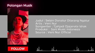 VENI NUR - SELAIN DONATUR DILARANG NGATUR | Indonesian Song Lyrics | Lyric Video