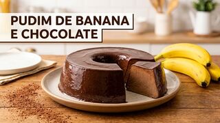 Pudim de Chocolate Cremoso: Sem Leite, Sem Farinha e Apenas 3 Ingredientes!