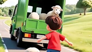 Lamb Falls Out of Car!