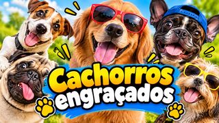 CACHORROS ENGRAÇADOS E FOFOS 2