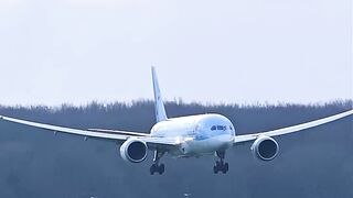 DREAM MACHINE🌤️ Seeing the TUI Boeing 787-8 Dreamliner landing on RWY 27