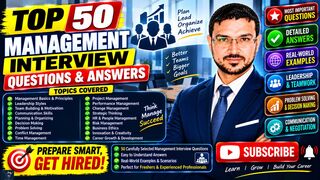 Management Interview Questions and Answers |  @AliAzizQualityEducation ​