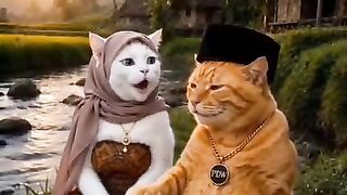 White and Oyen the cat are dating again