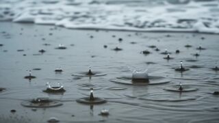 Beach Storm ASMR | Heavy Rain, Thunder & Waves on a Tropical Beach