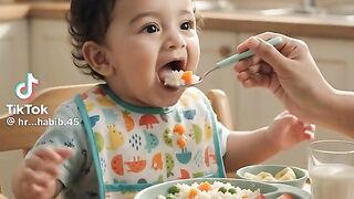Give Me Yummy Food Every Day, Mom! - Cutest Baby Reaction Ever 😍