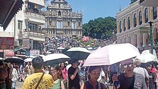At Ruins of St. Paul at the moment.