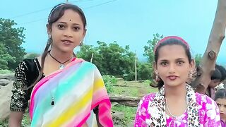 two beutiful girl dance with aadivasi song