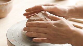 Clay Flower Vase