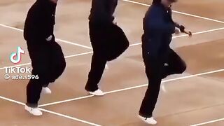 Asy Syauqui Qalbi La Yantahi - Gambus Arabic Dance | 3 Men Hip Hop Dance in Parking Lot