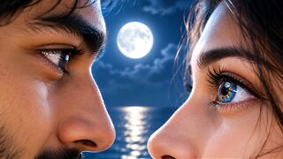 Moonlit Eye Contact Blood Runs Wild