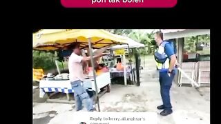 Municipal council seizes trading tents.