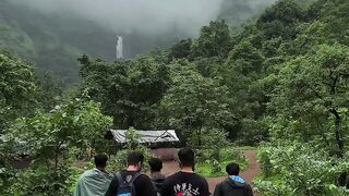 Mountain 🍃⛰️ #waterfall #indianexplorers #travel #nature #monsoon