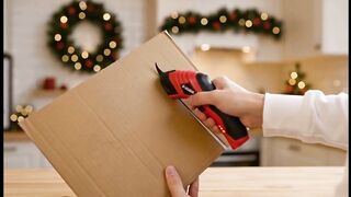 Electric Cardboard Cutter 12000RPM | Cordless Rechargeable Box Cutter with Dual Blades