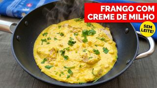 Frango Cremoso com Molho de Milho Sem Lactose