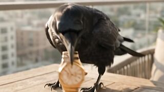 Crow Carrying Valuables #2