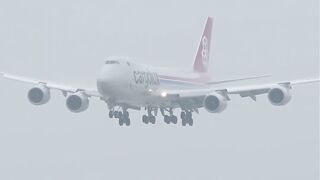 CargoQueen 📦 Cargolux Boeing 747-8F landing on rwy 18R