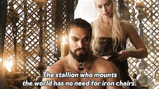 A chair for a king to sit upon,a queen.#gameofthrone