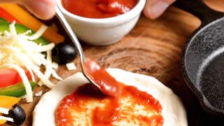 Tiny Veg Pizza 🍕 | WATCH THE MOZZARELLA STRETCH! 🧀 | Ultra Realistic 8K