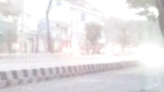 Senja di jalan nasional