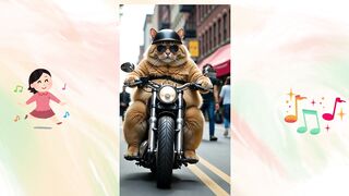 Gato motoqueiro com óculos escuro Estilo, atitude e muita fofura sobre duas rodas!
