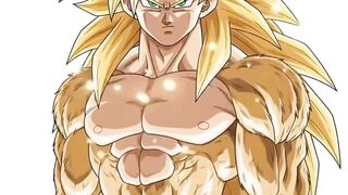 Goku muito top Goku. SSj4 dourado