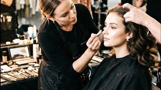 Behind The Scenes: Model's Runway Preparation 💄 , Outfit, Runway Walk 🔥 | Model Prep #Shorts