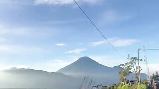 Beautiful Morning Drive to Mount Bromo - Scenic Road in East Java Indonesia 4K