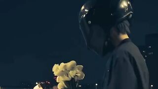 She Chose Someone Else - Heartbroken Biker With Flowers At Night | Sad Love Story
