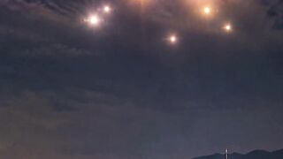 Strange Lights Appeared Over Tehran… What Were They? 👽