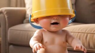 Cute baby laughing 3
