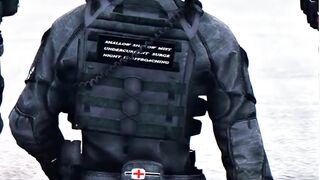 Black commando training and combat vehicles