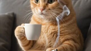 Stressed cat 😺