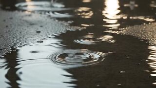 Rainy Night at the Train Station | Peaceful Rain Sounds for Sleep and Relaxation
