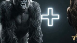 Gorilla + Golden Eagle Merge Into an Epic Hybrid Beast