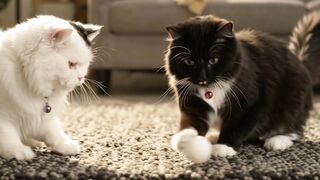 Cats vs Ping Pong Ball