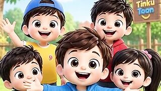 بچوں کا پیارا گراؤنڈ 🌈 | Urdu Kids Poem | بچوں کی مستی اور کھیل | TinkuToon