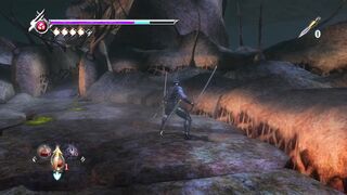 Ninja Gaiden enfrentando vários desafios