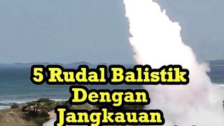 5 Rudal Balistik Dengan Jangkauan Terjauh di Dunia! #top5 #militer #shorts