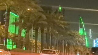 Riyadh king fahad road at night