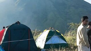 Camping in the mountain