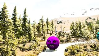 Big & Small Moon Monster Cars vs lava - BeamNG.Drive #gaming #gamer #game #reels #gta 5