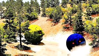 Big & Small Moon Monster Cars vs lava - BeamNG.Drive #gaming #gamer #game #reels #gta 6