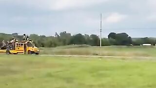 I HAVE NO WORDS - SCHOOL BUS CHAOS