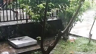 Menikmati udara sejuk