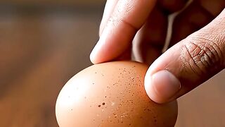 Why a Raw Egg Spins Again