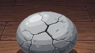 Detik-Detik Batu Geode Pecah Mengeluarkan Amethyst Pixel Art (Satisfying) 🔮